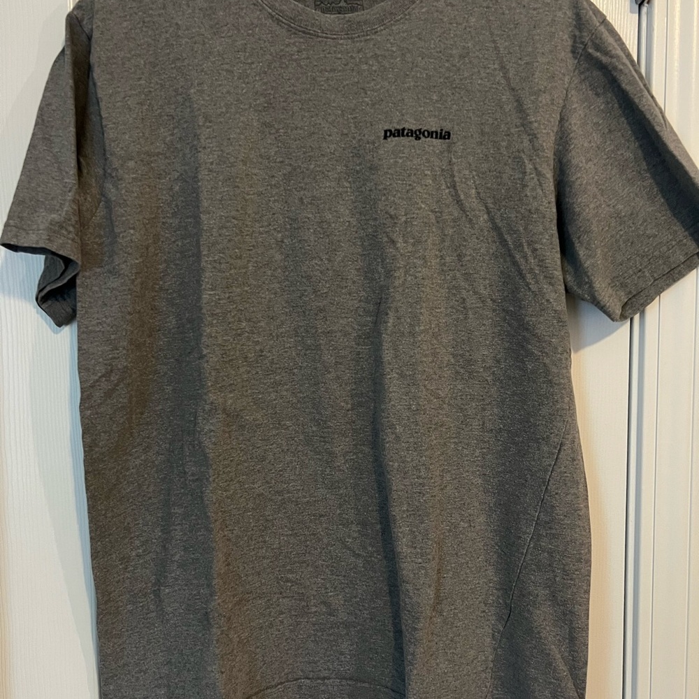 Patagonia Gray Short Sleeve Tees Casual Comfort